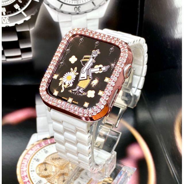 アップルウォッチ　最高ランクダイヤカバー　カラーサイズ各種 レディースのファッション小物(腕時計)の商品写真