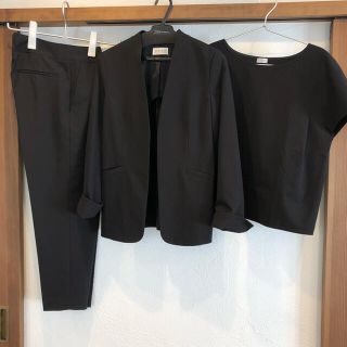 プラステ(PLST)の【3点セット‼️美品‼️】PLSTジャケット、テーパードパンツ、Tブラウスセット(スーツ)