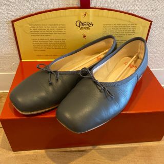 Drawer 購入　OPERA スクエアバレエシューズ　37 グレー