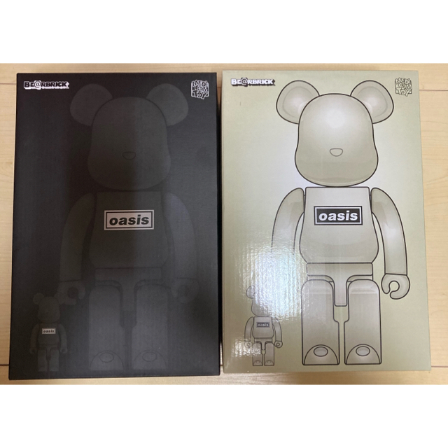 oasis be＠rbrick white&black 100%&400%セット