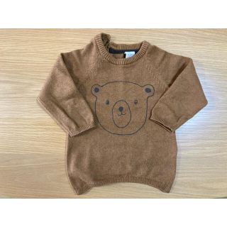 エイチアンドエム(H&M)のH&M 12-18m/85cm くまセーター(ニット/セーター)