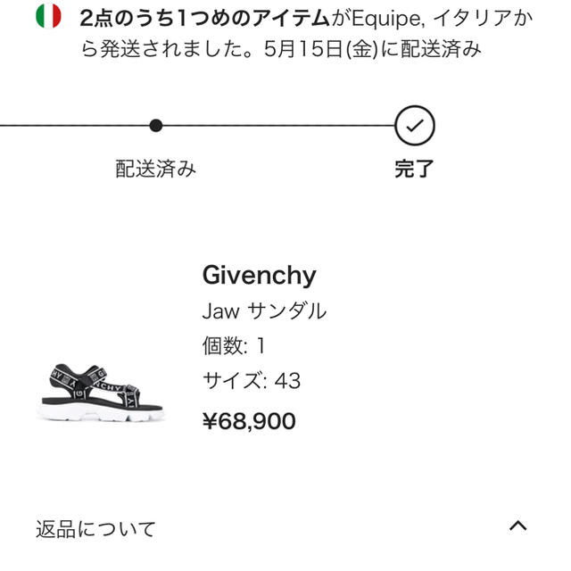 GIVENCHY サンダルの通販 by yusan's shop｜ジバンシィならラクマ - GIVENCHY 大得価