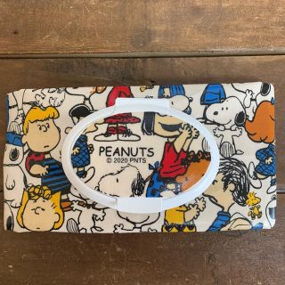 スヌーピー(SNOOPY)のスヌーピー おしりふきポーチ ハンドメイド(ベビーおむつバッグ)