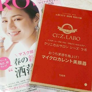 タカラジマシャ(宝島社)の♢付録のみ♢ &ROSY アンドロージー 付録 マイクロカレント美顔器 美顔器(フェイスケア/美顔器)