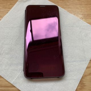 ギャラクシー(Galaxy)のギャラクシー　S9  純正カバー　紫　(モバイルケース/カバー)