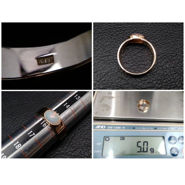 K18リング レディースのアクセサリー(リング(指輪))の商品写真