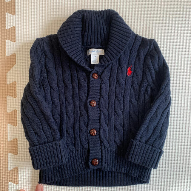 POLO RALPH LAUREN(ポロラルフローレン)のラルフローレン　カーディガン　セーター　Ralph Lauren キッズ/ベビー/マタニティのベビー服(~85cm)(ニット/セーター)の商品写真