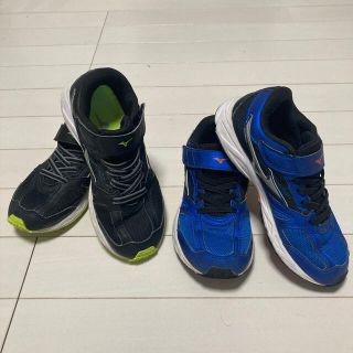 ミズノ(MIZUNO)のミズノ　キッズスニーカー2足セット(スニーカー)