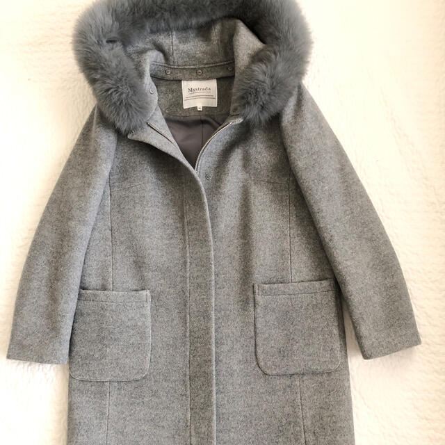 ☆極美品☆マイストラーダ フードファー付きロングコート - nddb.gov.np