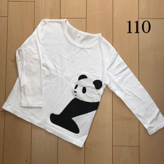 ムジルシリョウヒン(MUJI (無印良品))の無印良品　パンダTシャツ　長袖　ロンT(Tシャツ/カットソー)