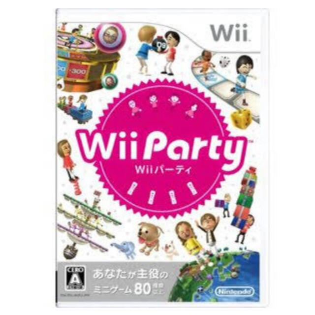 任天堂(ニンテンドウ)の美品　任天堂 Wii Party ゲームソフト ゲームカセット エンタメ/ホビーのゲームソフト/ゲーム機本体(家庭用ゲームソフト)の商品写真