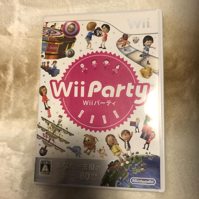 任天堂(ニンテンドウ)の美品　任天堂 Wii Party ゲームソフト ゲームカセット エンタメ/ホビーのゲームソフト/ゲーム機本体(家庭用ゲームソフト)の商品写真