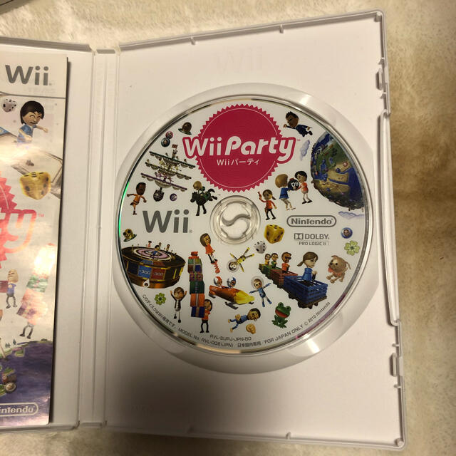 任天堂(ニンテンドウ)の美品　任天堂 Wii Party ゲームソフト ゲームカセット エンタメ/ホビーのゲームソフト/ゲーム機本体(家庭用ゲームソフト)の商品写真