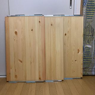 ムジルシリョウヒン(MUJI (無印良品))の無印　パイン材ユニットシェルフ・棚板ワイド・８６ｃｍ幅用 幅８６×奥行５０ｃｍ(棚/ラック/タンス)