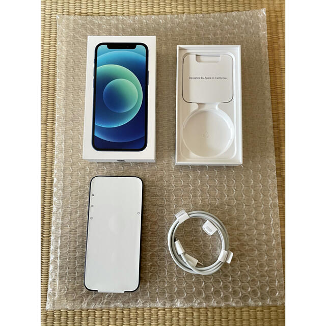 超美品 iPhone 12 mini 64GB ブルー SIMフリー