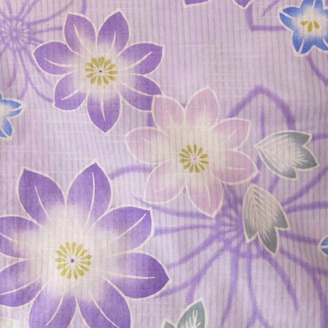 UNIQLO(ユニクロ)の淡紫浴衣・クリーニング済み(帯付き) レディースの水着/浴衣(浴衣)の商品写真