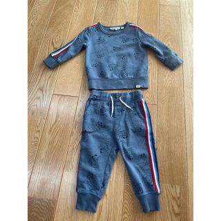 ベビーギャップ(babyGAP)のGap baby 18-24m 90  ミッキー　トレーナー　スウェット 上下(Tシャツ/カットソー)