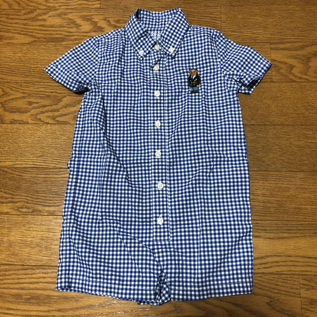 Ralph Lauren(ラルフローレン)のラルフローレン　ベビー　半袖ロンパース12M キッズ/ベビー/マタニティのベビー服(~85cm)(ロンパース)の商品写真