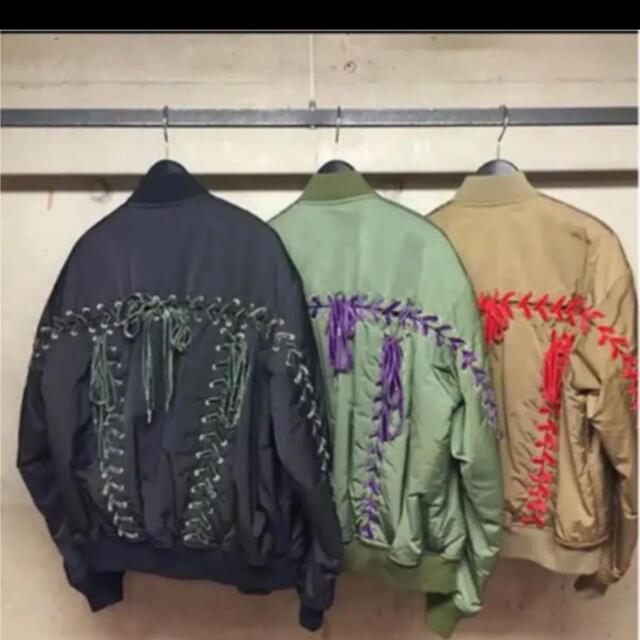 G.V.G.V - LACE UP MA-1 BLOUSON 超高品質で人気の restorativetouch.dk