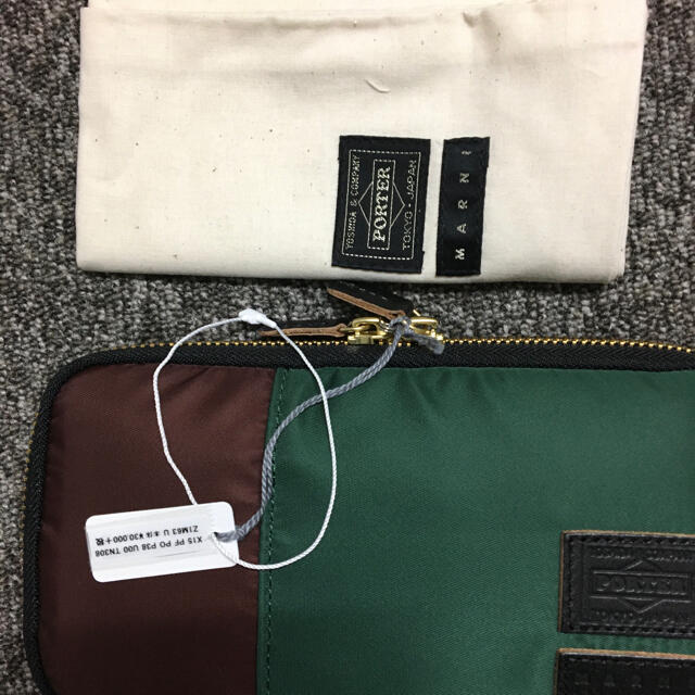 Marni(マルニ)の新品　MARNI×PORTER マルニ×ポーター ラウンドファスナー長財布 メンズのファッション小物(長財布)の商品写真