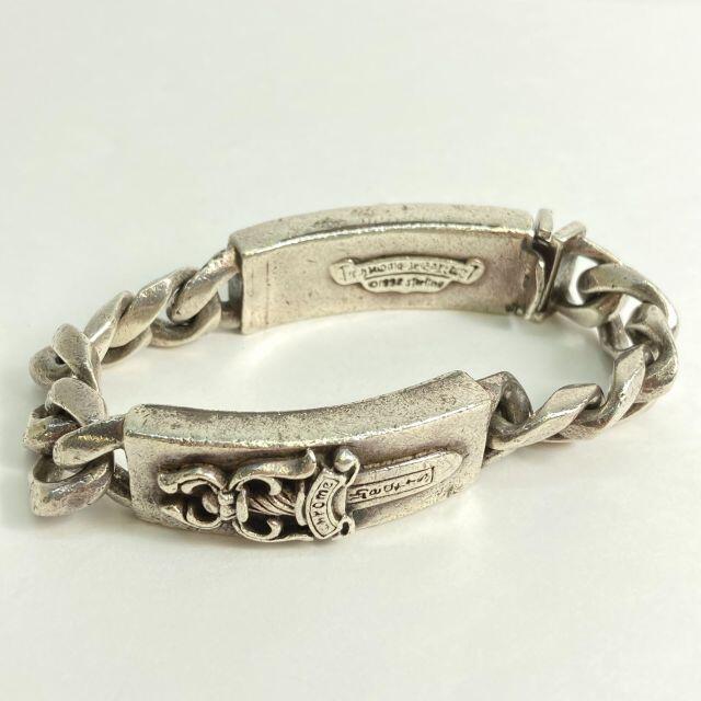 Chrome Hearts - クロムハーツ ダブルIDブレスレット フローラル Chrome Hearts - クロムハーツ ダブルIDブレスレット フローラル