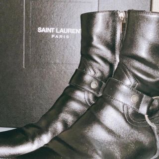 サンローラン(Saint Laurent)の[美品]サンローラン リングブーツ(ブーツ)