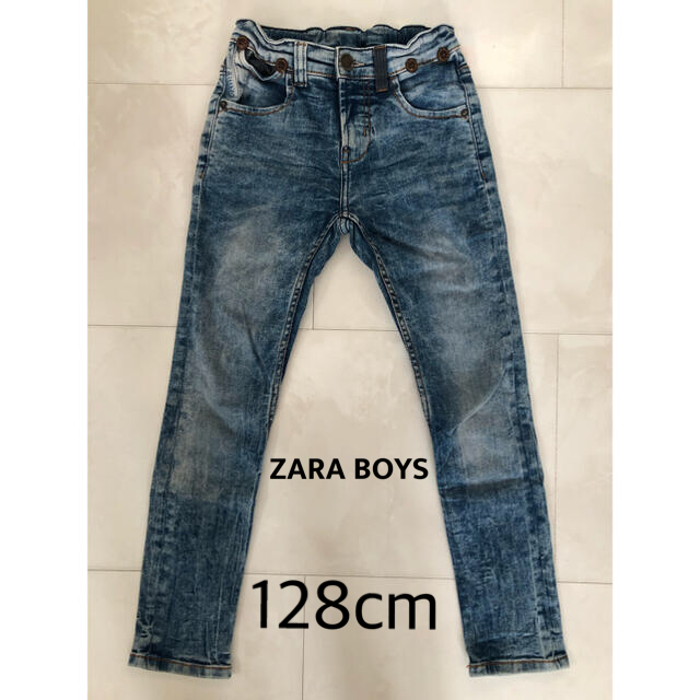 ZARA KIDS(ザラキッズ)の★ZARA BOYS★ザラ★パンツ★デニム★128 キッズ/ベビー/マタニティのキッズ服男の子用(90cm~)(パンツ/スパッツ)の商品写真