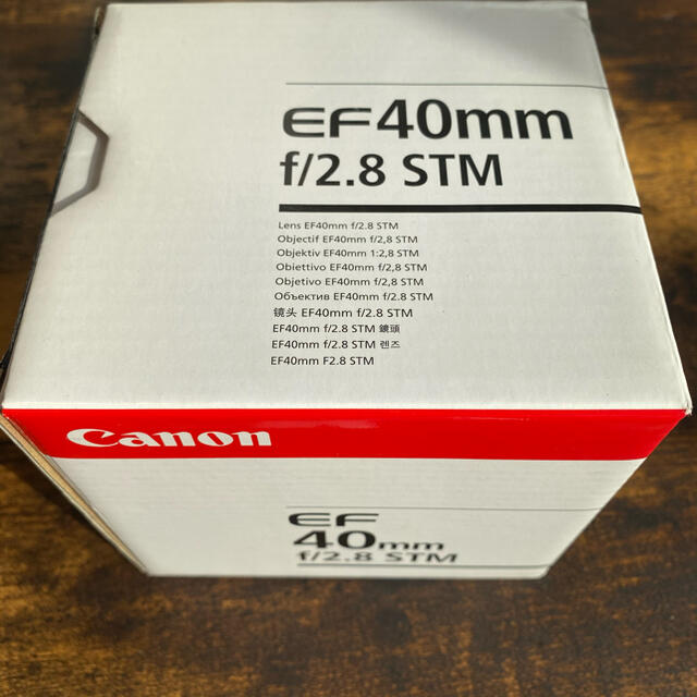 Canon(キヤノン)の【新品同様】Canon EF40mm F2.8 STM スマホ/家電/カメラのカメラ(レンズ(単焦点))の商品写真