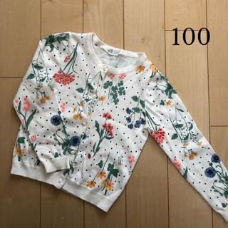 エイチアンドエム(H&M)のH&M  花柄カーディガン(カーディガン)