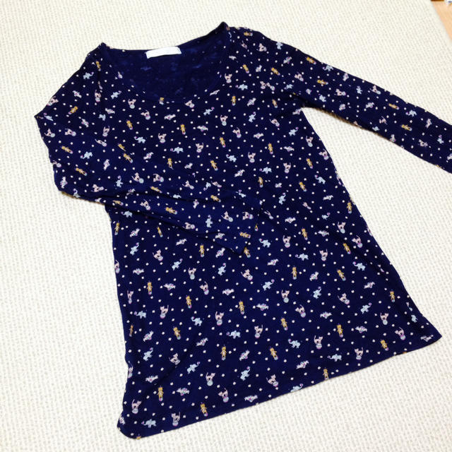 franche lippee(フランシュリッペ)のアニマルサーカス柄ロンT レディースのトップス(Tシャツ(長袖/七分))の商品写真