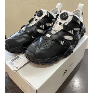 アディダス(adidas)のハイクとアディダス　スニーカー　ブラック × ホワイト28.5cm(スニーカー)