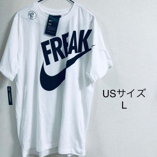 新品　NIKE  シャツ　USモデル　USサイズL FREAK ラン　ジム　トレ(Tシャツ/カットソー(半袖/袖なし))