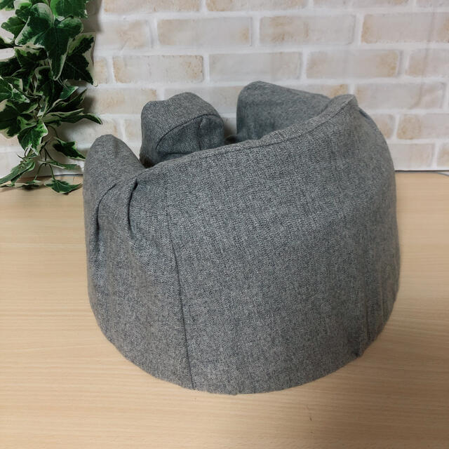 Bumbo(バンボ)のバンボカバー(綿100％伸縮性 グレー) キッズ/ベビー/マタニティの寝具/家具(シーツ/カバー)の商品写真