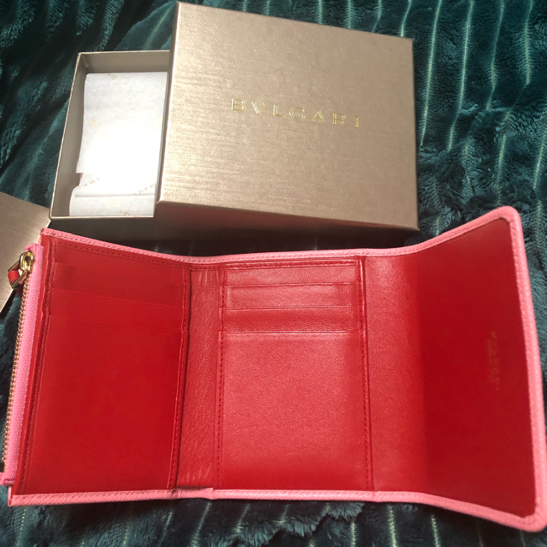 BVLGARI(ブルガリ)のお値下げしました！BVLGARI 三つ折りミニ財布 レディースのファッション小物(財布)の商品写真