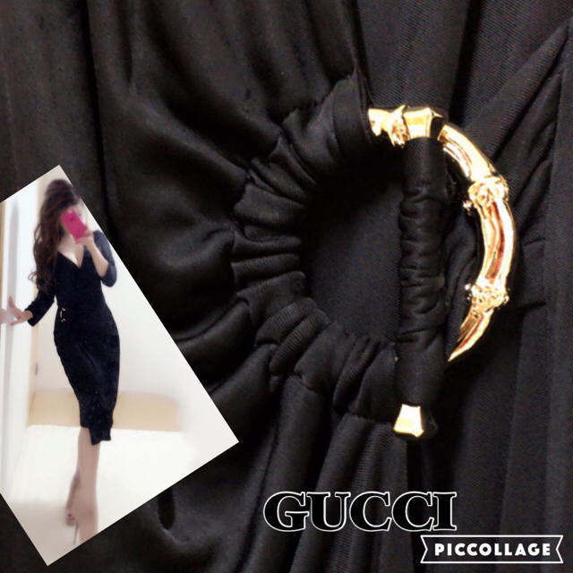 Gucci(グッチ)のGUCCI美品♡ レディースのワンピース(ひざ丈ワンピース)の商品写真