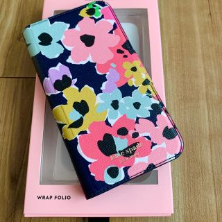 ケイトスペードニューヨーク(kate spade new york)のケイトスペード　手帳型　iPhone x xs ケース(iPhoneケース)