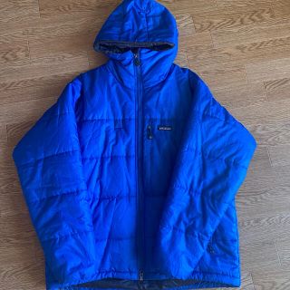 パタゴニア(patagonia)のPatagonia ダスパーカー　ブルー　M(ダウンジャケット)