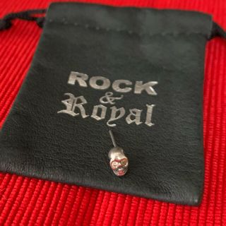 ロイヤルオーダー(ROYALORDER)のロイヤルオーダー　スカルピアス　ダイヤモンドアイズ(ピアス(片耳用))