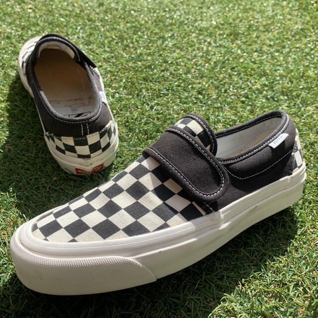 靴/シューズ美品24 VANS SLIP-ON 47 V DX ヴァンズ スリッポンF47