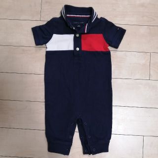 トミーヒルフィガー(TOMMY HILFIGER)の【Ask様専用】トミーヒルフィガー★半袖ロンパース3-6M(ロンパース)