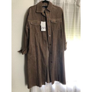 ザラ(ZARA)のZARA コーデュロイシャツジャケット(ミリタリージャケット)