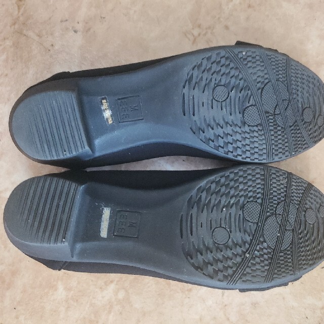 レディース　パンプス　Ｍサイズ　ＥＥＥ　3Ｅ　幅広　黒　靴 レディースの靴/シューズ(ハイヒール/パンプス)の商品写真