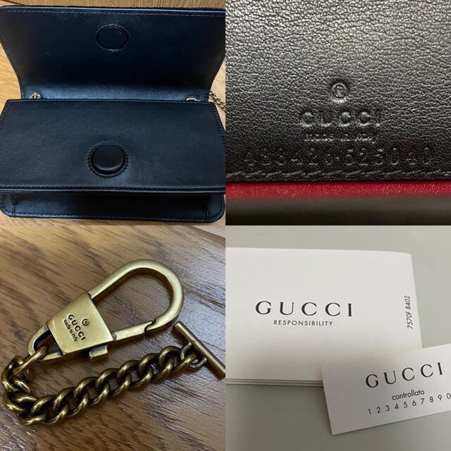 Gucci(グッチ)のGucci ベルベット ミニ ショルダーバッグ ブラック レディースのバッグ(ショルダーバッグ)の商品写真