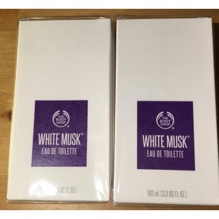 ザボディショップ(THE BODY SHOP)の新品未開封 ザボディショップ ホワイトムスク オードトワレ 100ml x2個(ユニセックス)