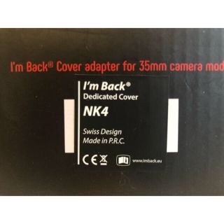 作例あり★I’m Back 35mm digital backデジタルバック