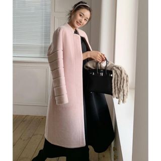 ザラ(ZARA)のブルシェ様専用♡バースデーバッシュ♡ DREAMIN PINK BOA COAT(ロングコート)