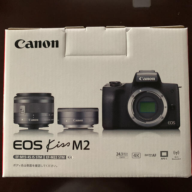 C - EOS m2 ダブルレンズキット ホワイトの通販 by のんちーたん