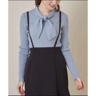 トッコ(tocco)のtocco closet ボウタイリブニットプルオーバー(ニット/セーター)