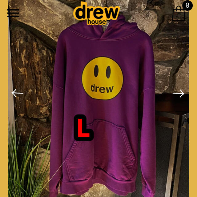 L mascot hoodie - purple