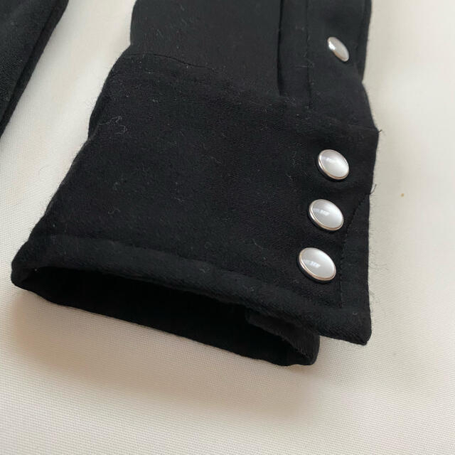 極美品✨マディソンブルー ウールシャツ 黒 ブラック 長袖